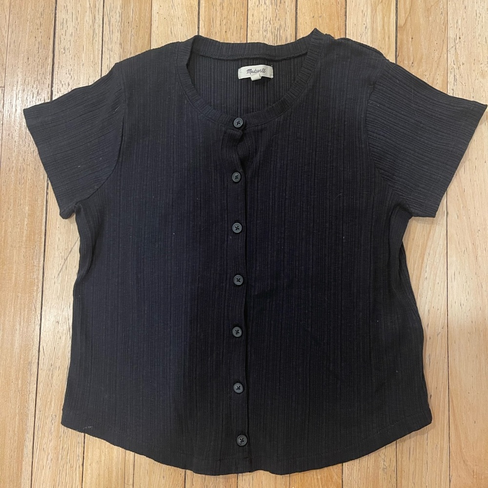 Madewell Button-up Cotton Tee